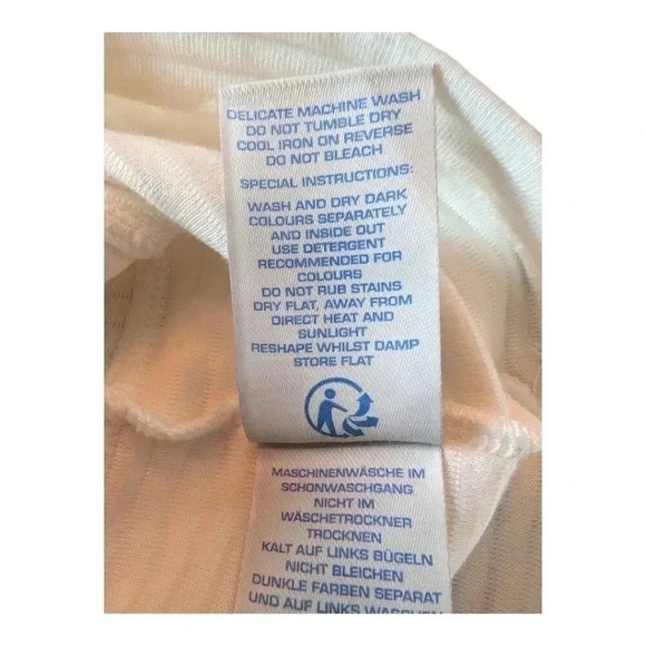 Boden | Hattie Shift Dress, Ribbed Ponte Knit, WW111, White, Size 6 - Picture 9 of 11